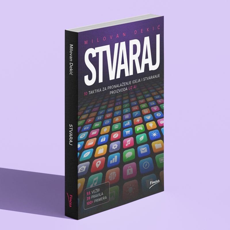 Knjiga „Stvaraj“ Milovana Dekića, izdavačka kuća Finesa